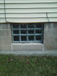 Glass Block with No Vent